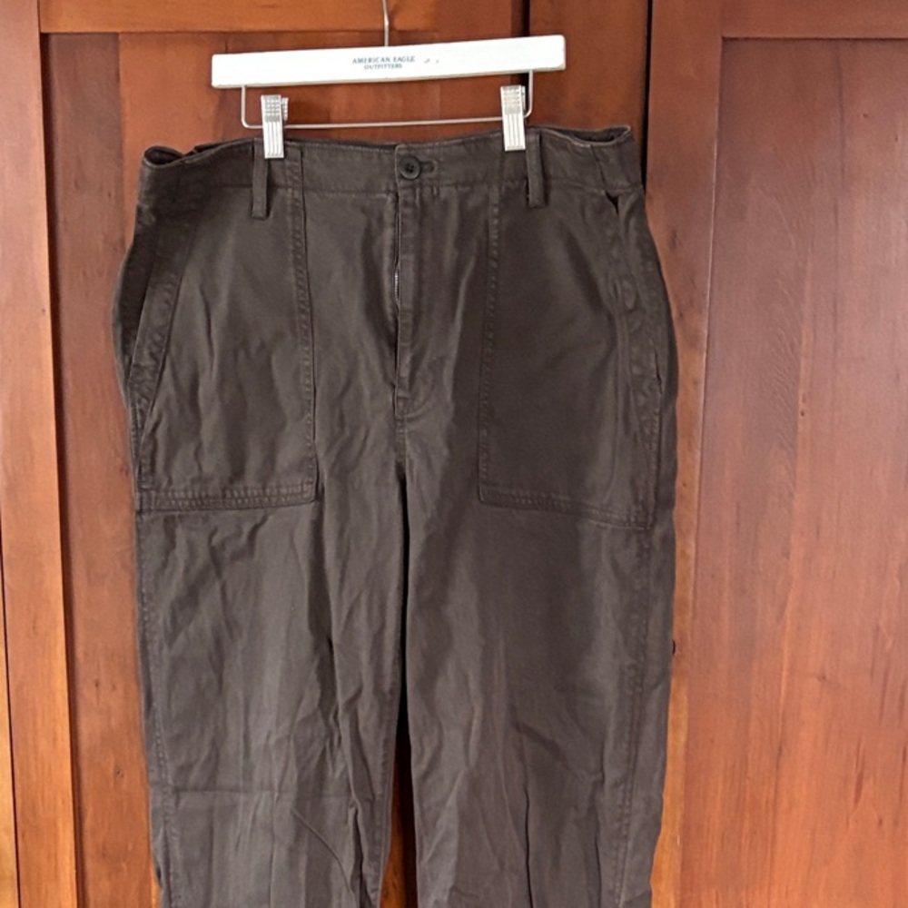 Madewell Low Slung Baggy size 32, Dark Brown Cargo Pants